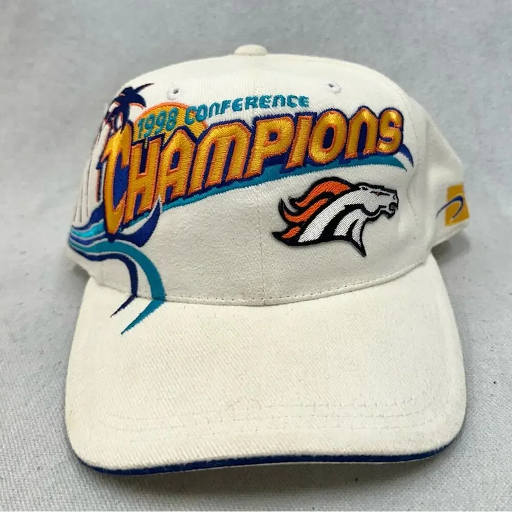 Denver Broncos vintage 1998 Conference Champions‎ Miami Bound Baseball Hat OS